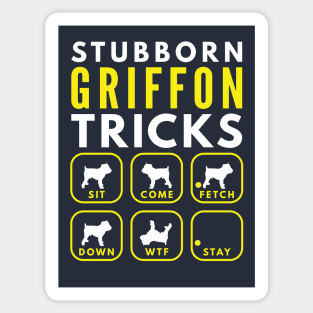 Stubborn Brussels Griffon Tricks - Dog Training Sticker